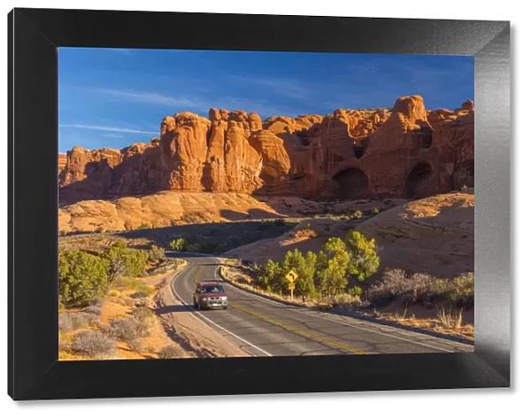 USA, Utah, Arches National Park, The Windows Road
