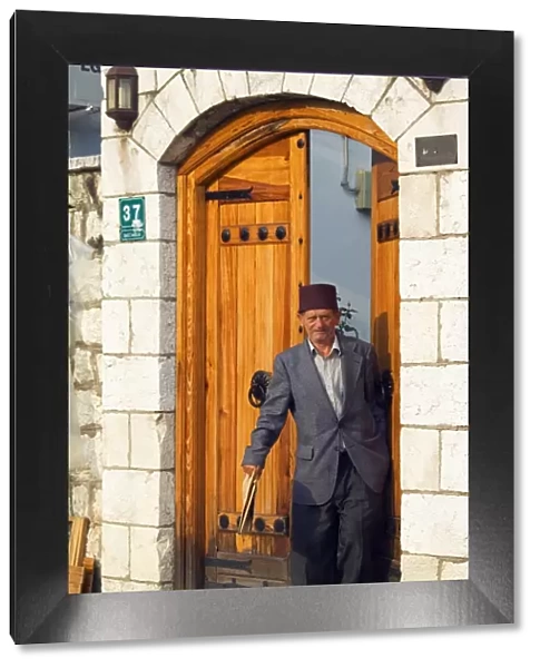 Bascarsija Old Turkish Quarter Man wearing Traditional