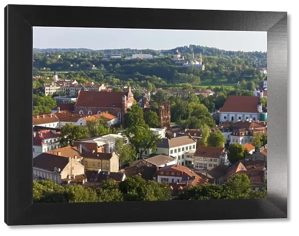 Lithuania, Vilniusview over the Old Town