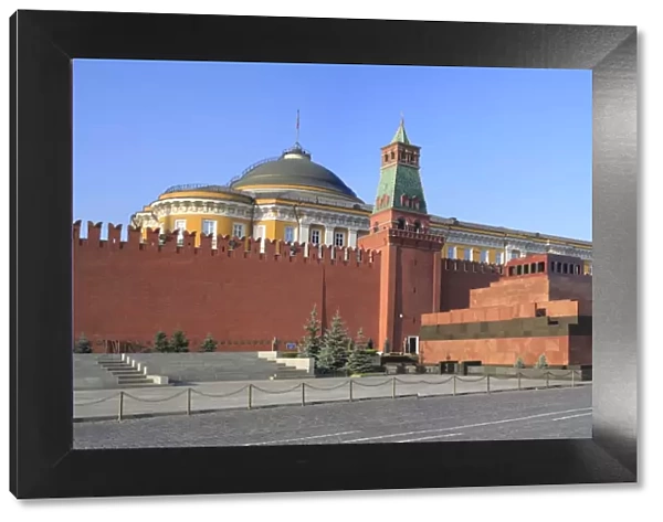 Lenins tomb & Kremlin, Red square, Moscow, Russia