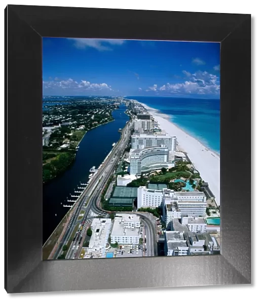 Miami Beach Skyline  /  Aerial
