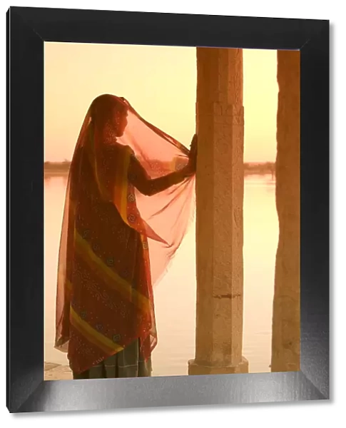 Woman wearing Sari