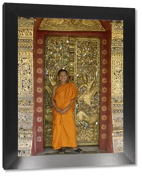 Golden City Monastery (Wat Xieng Thong)  /  Novice Monk