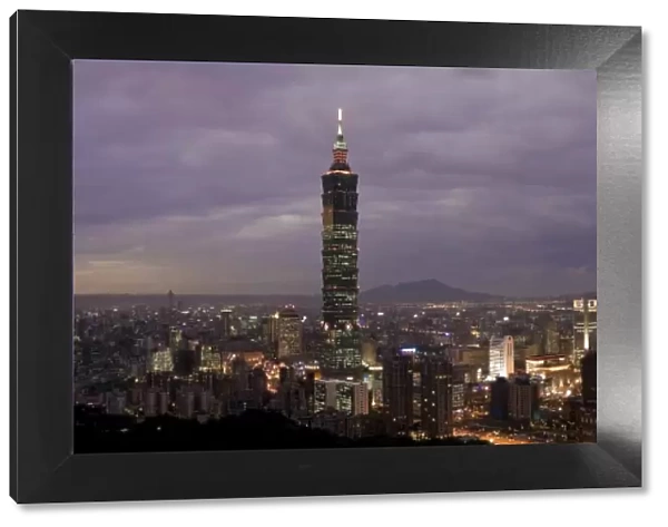 Panoramic view of Taipei 101