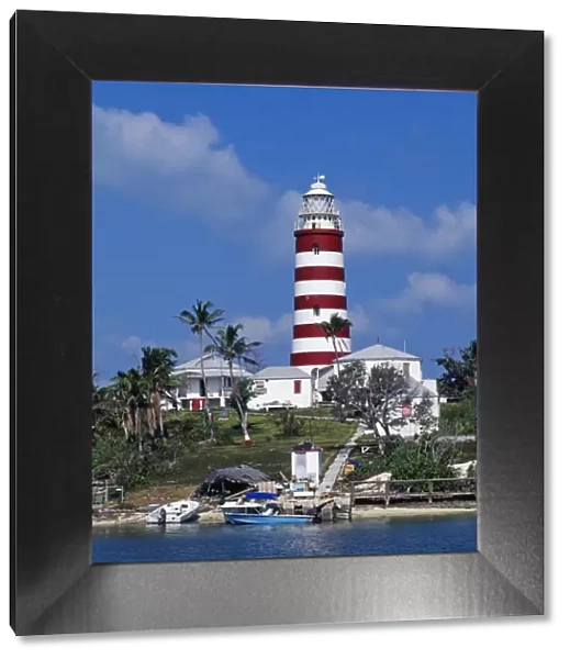 Lighthouse at Hope Town on the island of Abaco