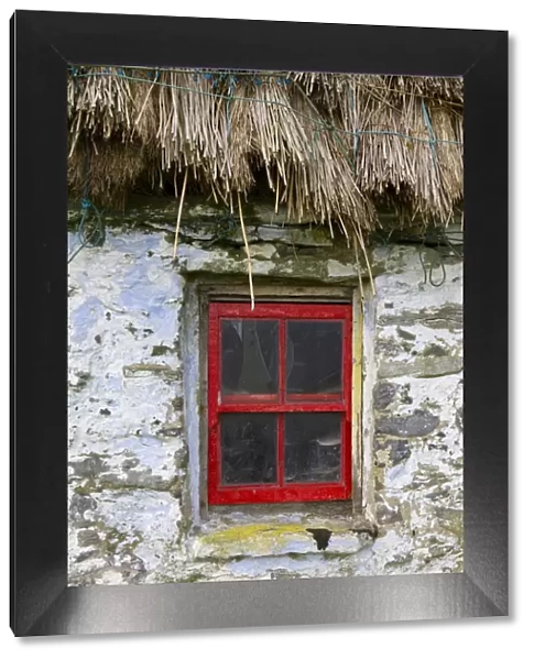 Traditional Thatched Roof Cottage, Inisheer, Aran Islands, Co