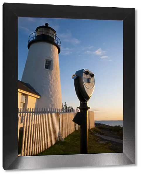 USA, Maine, Pemaquid Peninsular, Pemaquid Point Lighthouse