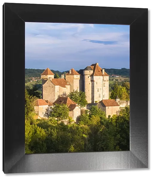 Medieval village of Curemonte, Limousin, France
