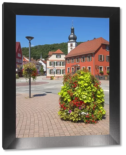 Center of Dahn, Wasgau, Palatinate Forest, Rhineland-Palatinate, Germany