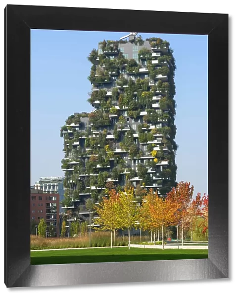 Bosco verticale building, Milan, Lombardy, Italy