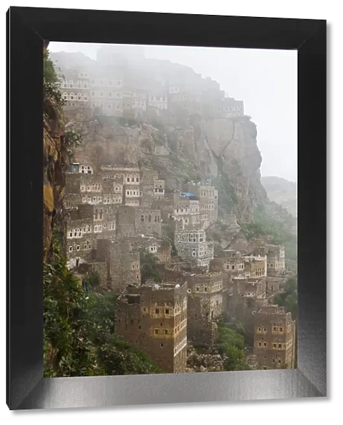 Yemen, Sana a Province, Haraz Mountains, Al Hajjarah. The old Jewish Village
