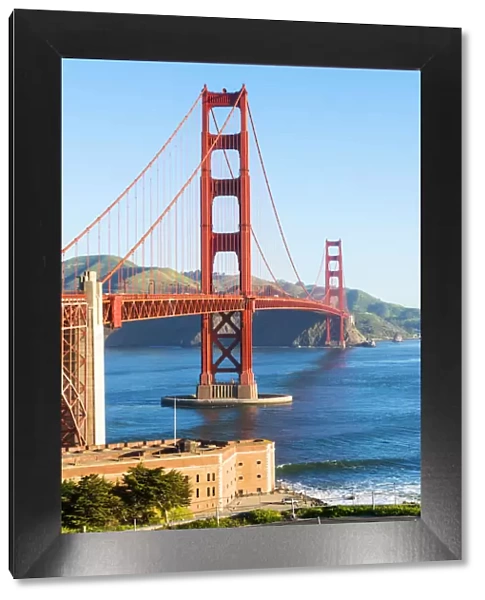 North America, USA, America, California, San Francisco, View of the Golden Gate bridge