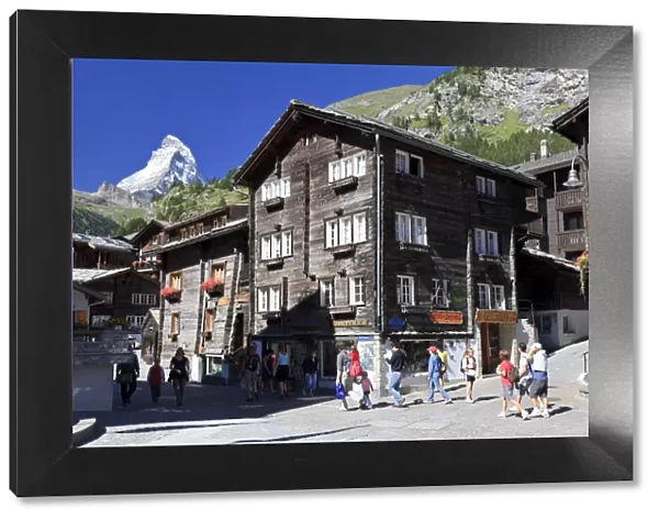 Switzerland, Valais, Zermatt, Old Town