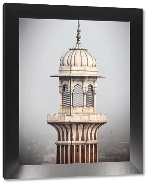 India, Delhi, Old Delhi, One of four entrance gates to Jama Masjid - Jama Mosque