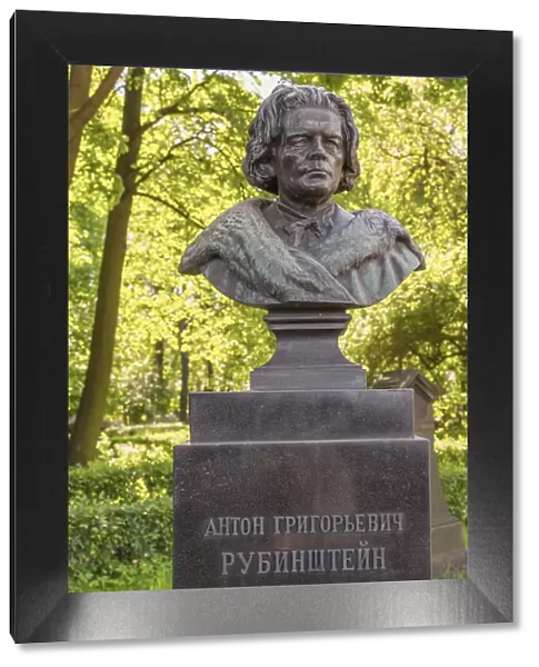 Grave of composer Anton Rubinstein, Tikhvin Cemetery, Alexander Nevsky Lavra, Saint