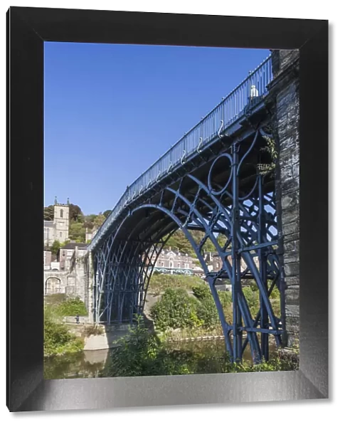 England, Shropshire, Ironbridge, Ironbridge Bridge, The Worlds First Cast Iron