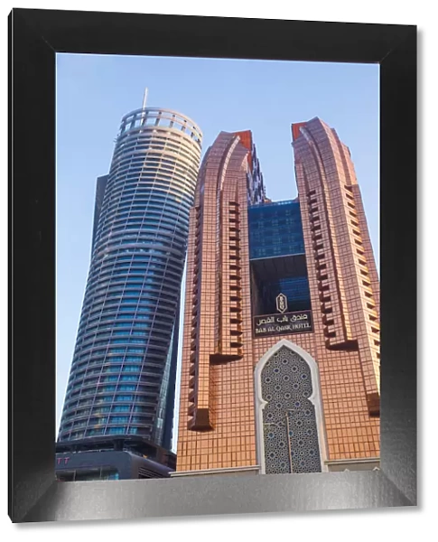 United Arab Emirates, Abu Dhabi, View of Etihad Towers