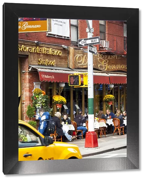 Typical Street Scene in Little Italy, Manhattan, New York, USA