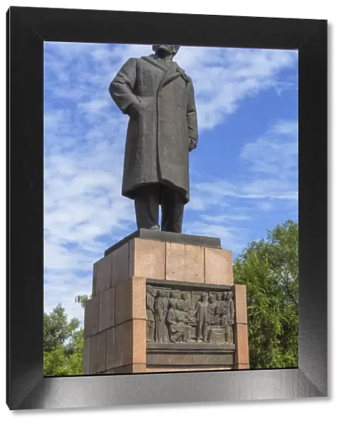 Lenin monument, 1987, Minusinsk, Krasnoyarsk Krai, Russia