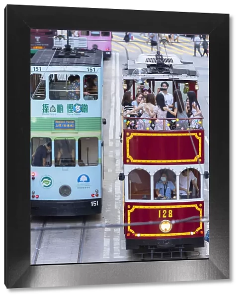 Party tram, Causeway Bay, Hong Kong Island, Hong Kong