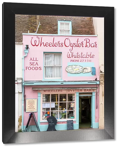 Wheelers Oyster Bar, the oldest restaurant in Whitstable, founded in 1856, Kent, England