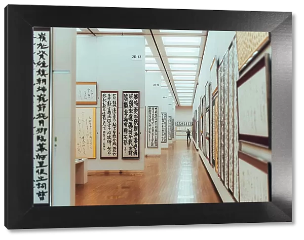 Sinograms, Japanese writing characters, National Art Center, Roppongi, Tokyo, Japan