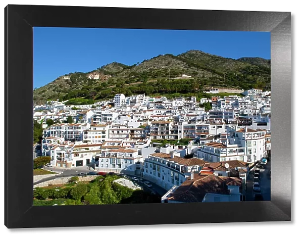 View of Mijas, white town in Costa del Sol, Andalusia, Spain