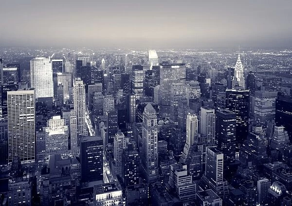 new york city skyline wallpaper. new york city skyline at night
