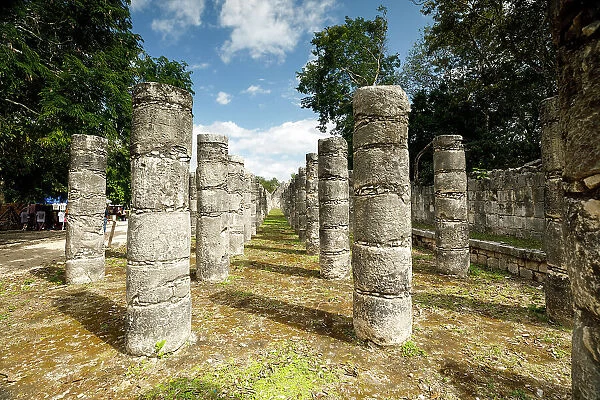 1000 columns, Chichen Itza, Yucatan, Mexico