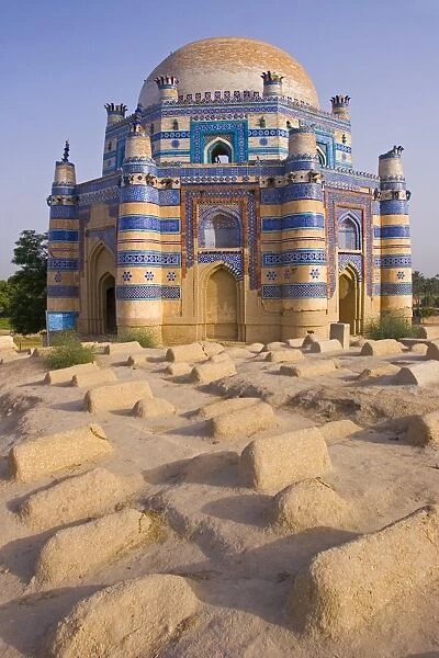 15th century Mausoleum of Bibi Jawindi, Uch Sharif, Pakistan