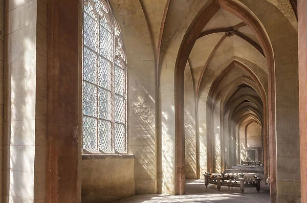 Abbey church of the Cistercian monastery Eberbach near Kiedrich, Rheingau, Hesse, Germany