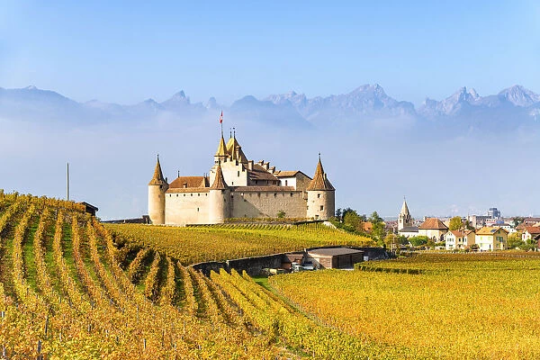 Aigle Castle, Aigle, Canton of Vaud, Switzerland, Europe