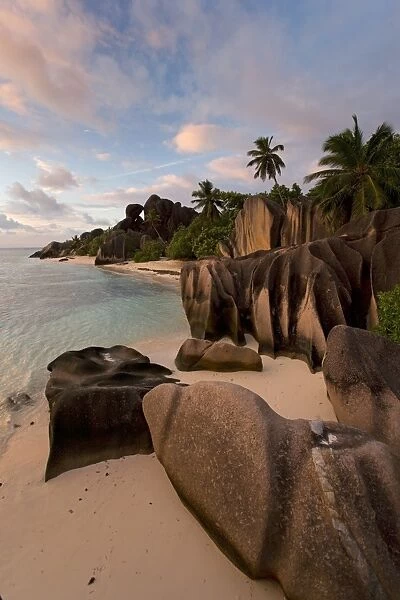 Anse Source d Argent beach, La Digue Island, Seychelles