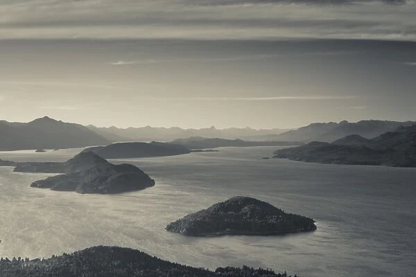 Argentina, Rio Negro Province, Lake District, San Carlos de Bariloche, Lake Nahuel Huapi islands