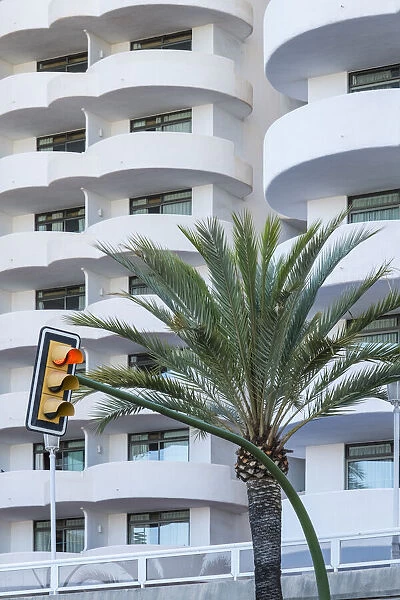 Art deco Hotel Bellver, Palma, Mallorca, Balearic Islands, Spain