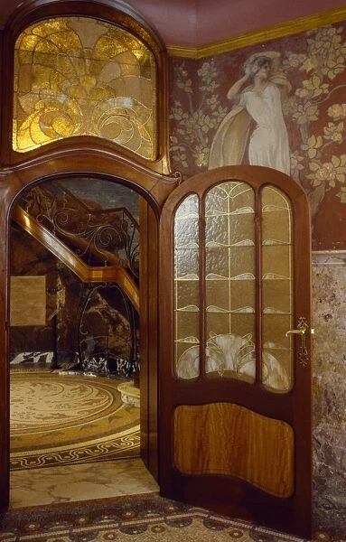 Art Deco interior of Hotel Hannon