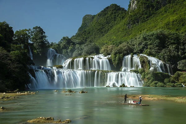 Asia, Vietnam, Daxin County, Ban Gioc Falls, Quay Son river, (DM)