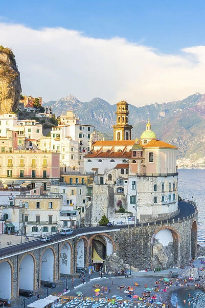 Atrani, Amalfi coast, Salerno province, Campania, Italy