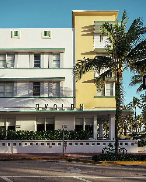Avalon Hotel, Ocean Drive, South Beach, Miami, Dade County, Florida, USA