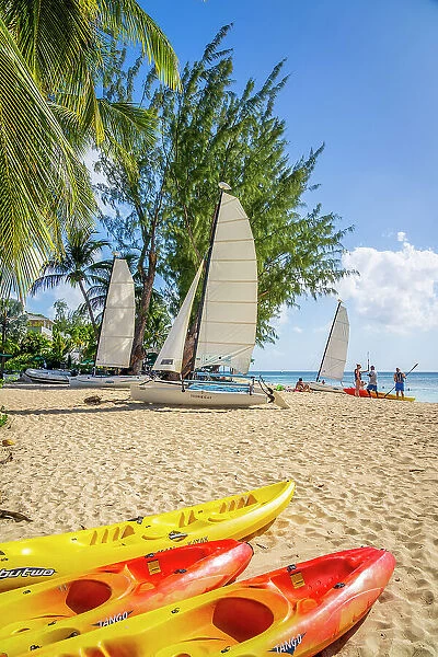Beach scene, Colony Club, Heron Bay, Folkstone, Barbados, Caribbean