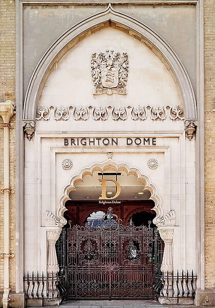 Brighton Dome, detailed view, City of Brighton and Hove, East Sussex, England, United Kingdom