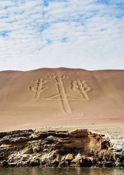 Candelabro de Paracas Geoglyph, Paracas National Reserve, Ica Region, Peru