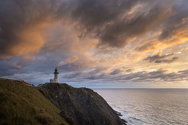 Cape Byron Lighthouse at sunrise, Byron Bay, New South Wales, Australia