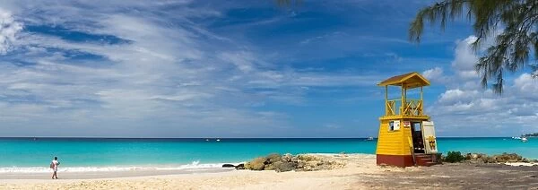 Caribbean, Barbados, Oistins, Miami Beach or Enterprise Beach, Lifeguard Lookout