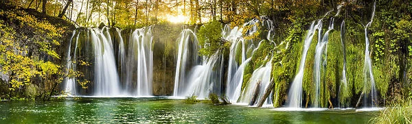Cascading Waterfall, Plitvice National Park, Croatia