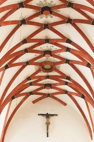 Ceiling of St Thomas Church (Thomaskirche), Leipzig, Saxony, Germany
