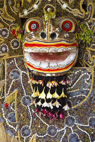 Ceremonial Dragon in temple, nr Ubud, Bali, Indonesia