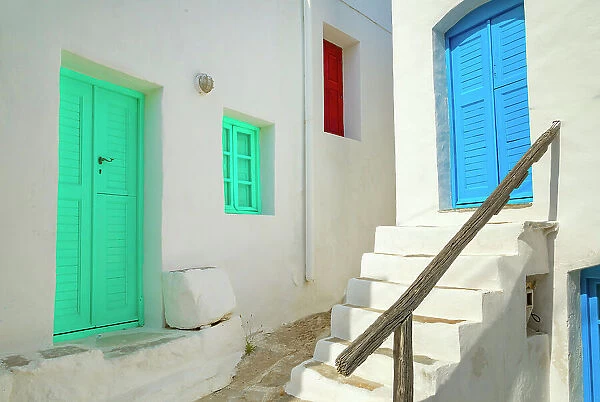 Chora village, Chora, Serifos Island, Cyclades Islands, Greece