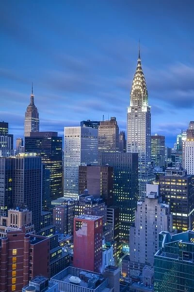 Chrysler Building and Empire State Building, Midtown Manhattan, New York City, New York