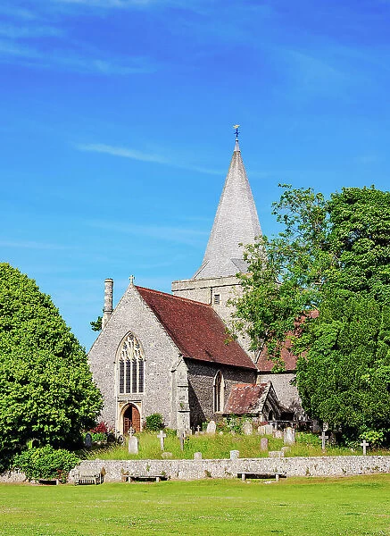 Church of St. Andrew, Alfriston, Wealden District, East Sussex, England, United Kingdom